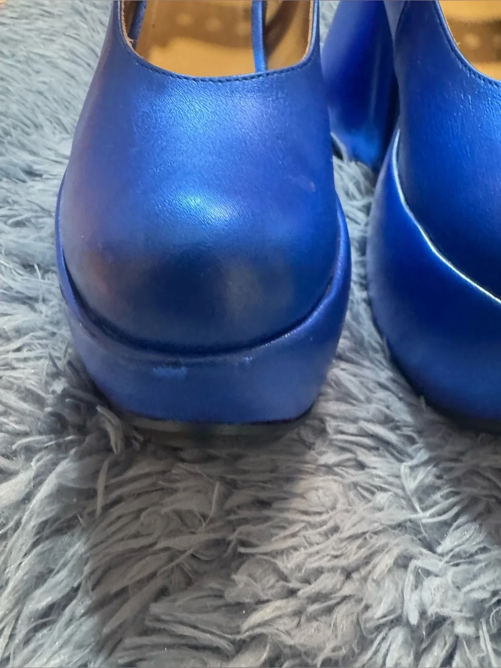 Preowned John Fluevog Superfly Kool Mary Janes in Size 8